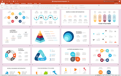 Strategy Animated Infographics(Light, Dark) - WOW PPT